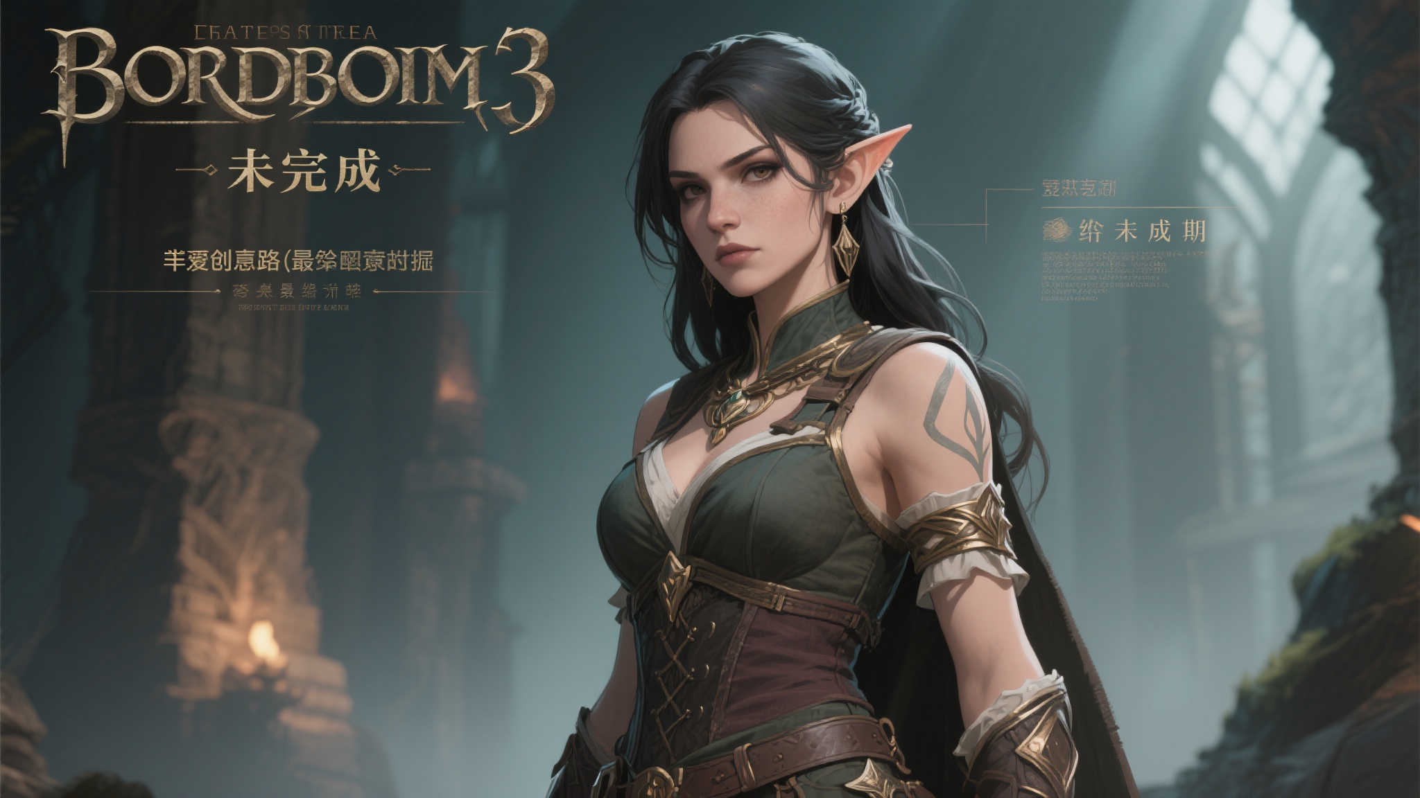 《博德之门3》艾琳初版造型揭秘,玩家直呼:魂系Boss既视感! 值得注意的是,《博德之门3》作为一款以角